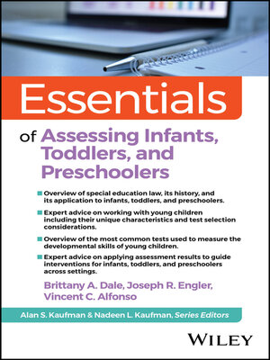 cover image of Essentials of Assessing Infants, Toddlers, and Preschoolers